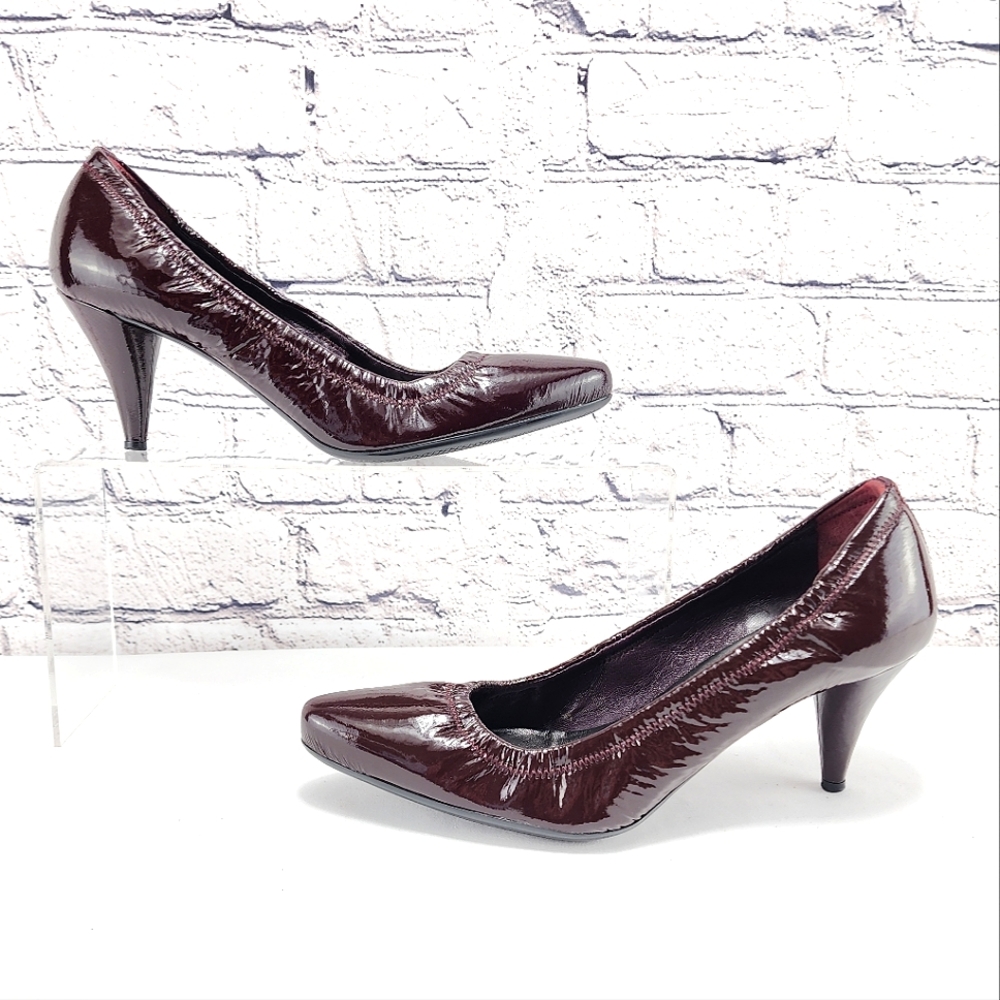 PRADA – Kitten heel approx. 2.75, burgundy, size 7.5 - Picture 2 of 11